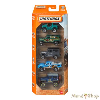 Matchbox: Adventure Seekers 5 db-os kisautó készlet
