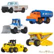 Matchbox : Construction Crew 5 db-os fém kisautó szett