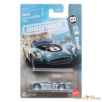   Matchbox Tematikus kisautók: 1956 Aston Martin DBR1 kisautó