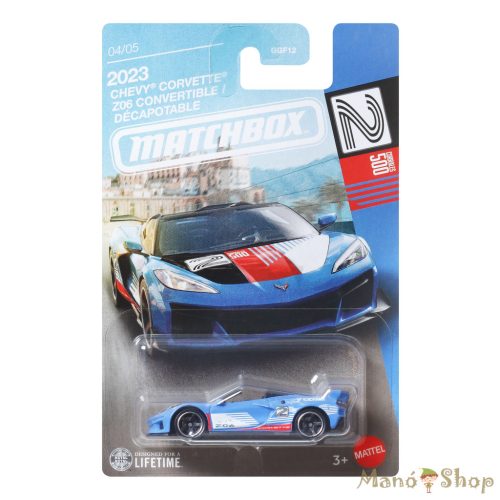Matchbox Tematikus kisautók: 2023 Chevy Corvette Z06 Convertible kisautó