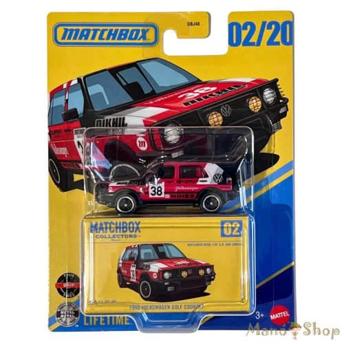 Matchbox Collectors - 1990 Vokswagen Golf Country - Gyűjtői kisautó 