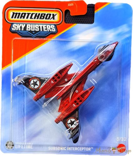 Matchbox Repülő - Subsonic Interceptor - Sky Busters