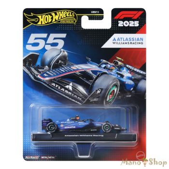   Hot Wheels Premium: Formula 1: Atlassian Williams Racing (#55) kisautó