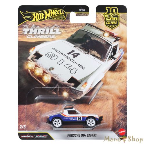 Hot Wheels Premium: Car Culture Thrill Climbers: Porsche 914 Safari kisautó