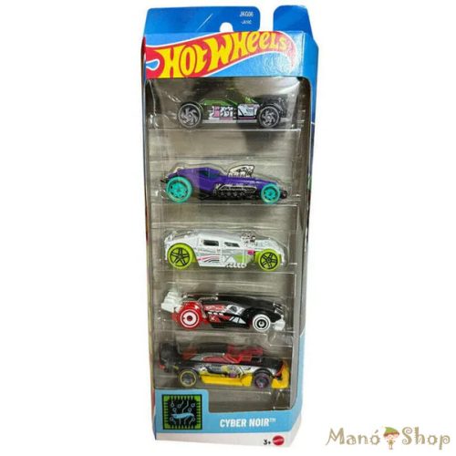 Hot Wheels - Cyber Noir - 5 db-os autó készlet