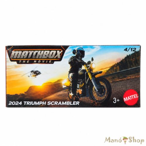 Matchbox : The Movie : 2024 Triumph Scrambler fém motorkerékpár