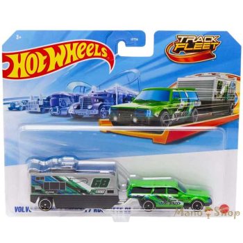   Hot Wheels : Track Fleet : Volvo 240 Drift Wagon & Camper lakókocsi szállító jármű
