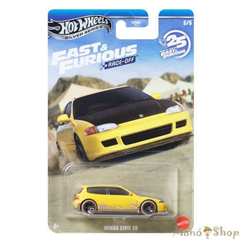 Hot Wheels Silver Series Fast & Furious Race-Off: Honda Civic EG kisautó