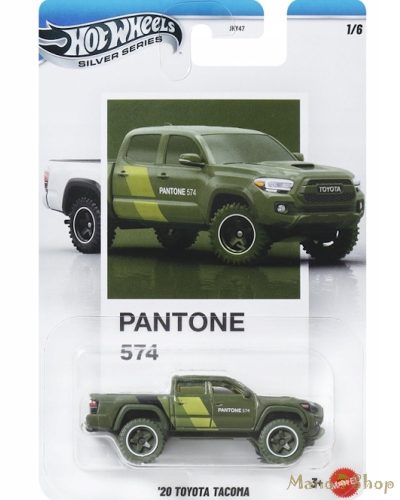 Hot Wheels Silver Series Pantone: '20 Toyota Tacoma pickup kisautó