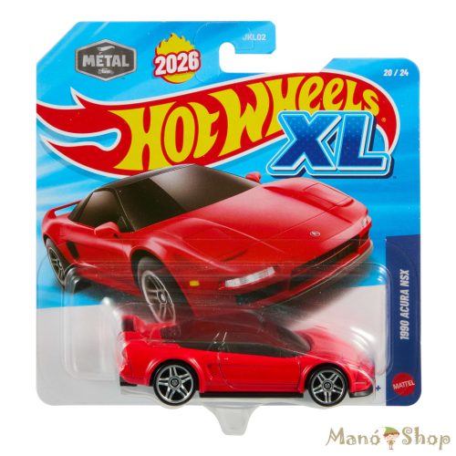 Hot Wheels XL - 1990 Acura NSX piros kisautó 20/24