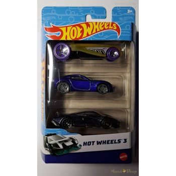 Hot Wheels - 3 db-os kisautó készlet