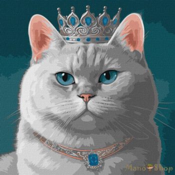 IDEYKA - Számfestő 40x40 - Büszke macska