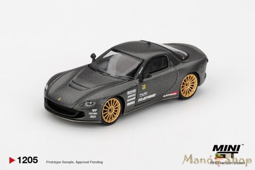 MINI GT: 1/64 RE Amemiya RX-7 (FD3S) Karbon (Carbon Fiber): Bliszteres kiadás