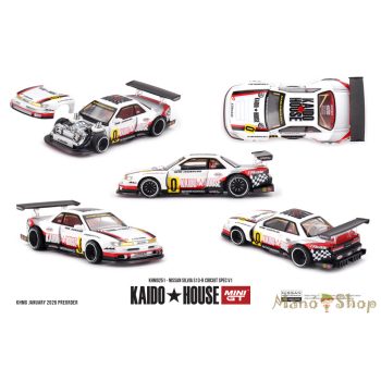   Kaido House x MINI GT: 1/64 Nissan Silvia S13-R Circuit Spec V1 KHMG251