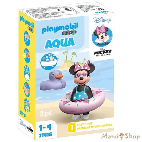 Playmobil - 1.2.3 & Disney: Minnie a strandon 71416