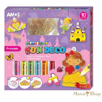 AMOS - Glass Deco Hercegnős üvegfestő szett