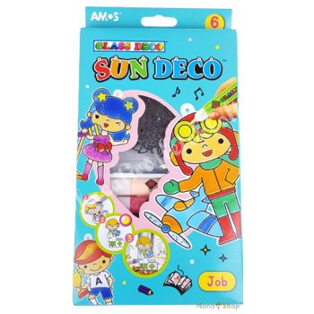 AMOS - Glass Deco Foglalkozások üvegfestő szett
