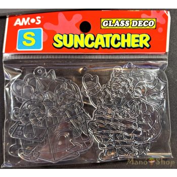   AMOS - Glass Deco Karácsonyi díszek üvegfestékhez 6 db -os