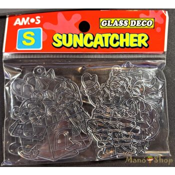   AMOS - Glass Deco Karácsonyi Díszek üvegfestékhez 6 db-os