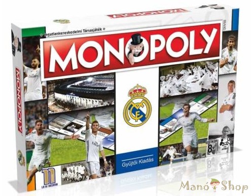 Real Madrid Monopoly társasjáték