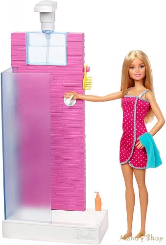 Barbie bútorok: fürdőszoba Barbie-val
