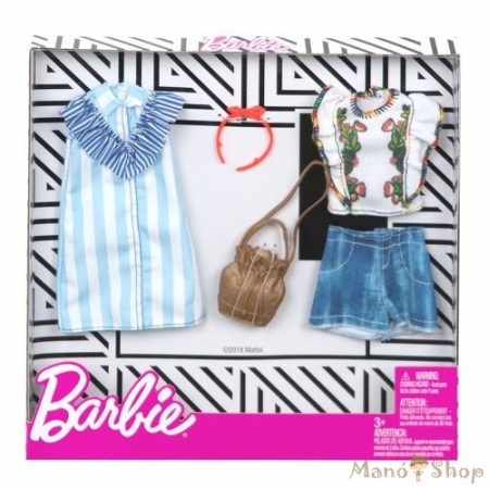 Barbie ruha szettek 2-es csomag (FXJ63)