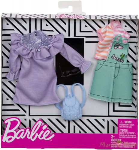 Barbie ruha szettek 2-es csomag (FXJ64)