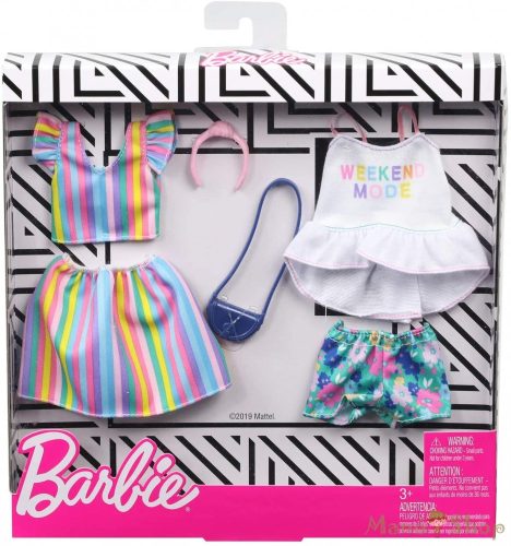 Barbie ruha szettek 2-es csomag (GHX59)