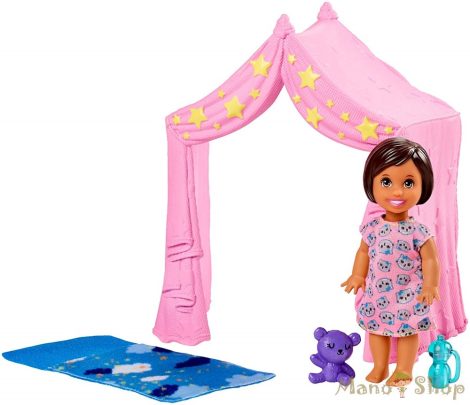 Barbie bébiszitter kiegészítő szettek - Pizsama parti