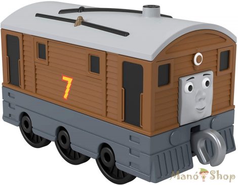 Thomas Track Master tologatós Toby mozdony