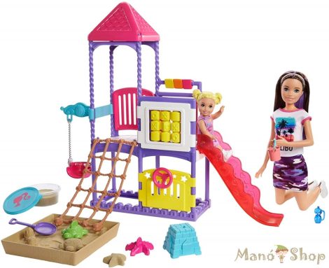 Barbie bébiszitter játszótér szett Skipper babával