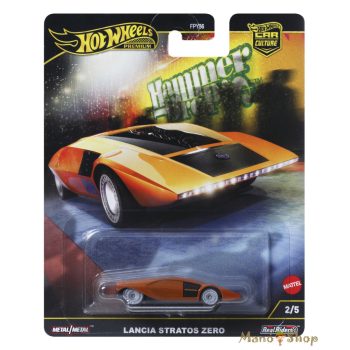   Hot Wheels Premium - Hammer Drop - Lancia Stratos Zero (sérült csomagolás)