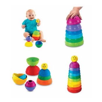 Fisher Price Színes Csészepiramis (W4472)